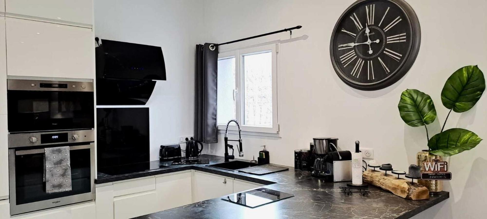 Black&White Home-By So'Serenityhome-Balcon-Parking Cluses Esterno foto