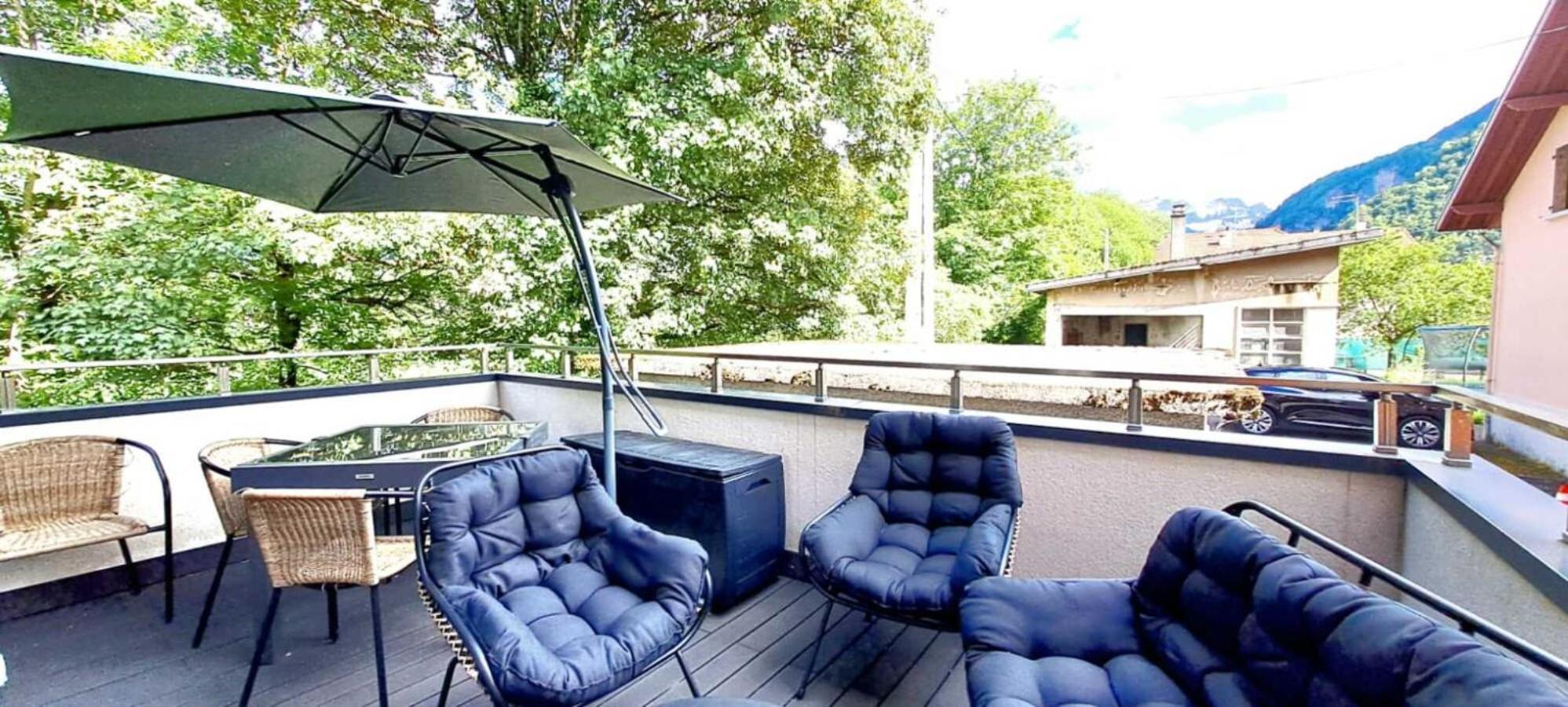 Black&White Home-By So'Serenityhome-Balcon-Parking Cluses Esterno foto